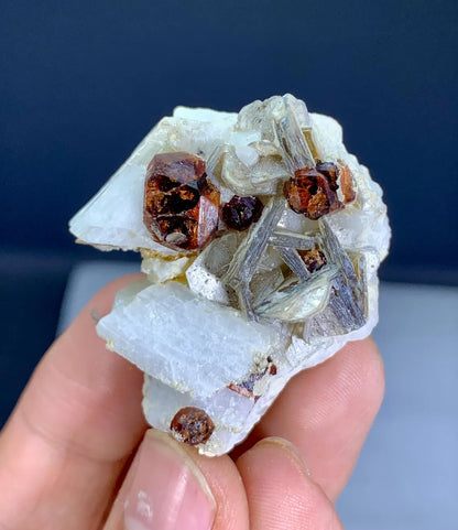 Garnet with Mica on Feldspar from Skardu Pakistan - 27 gram
