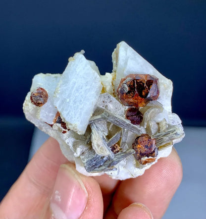 Garnet with Mica on Feldspar from Skardu Pakistan - 27 gram