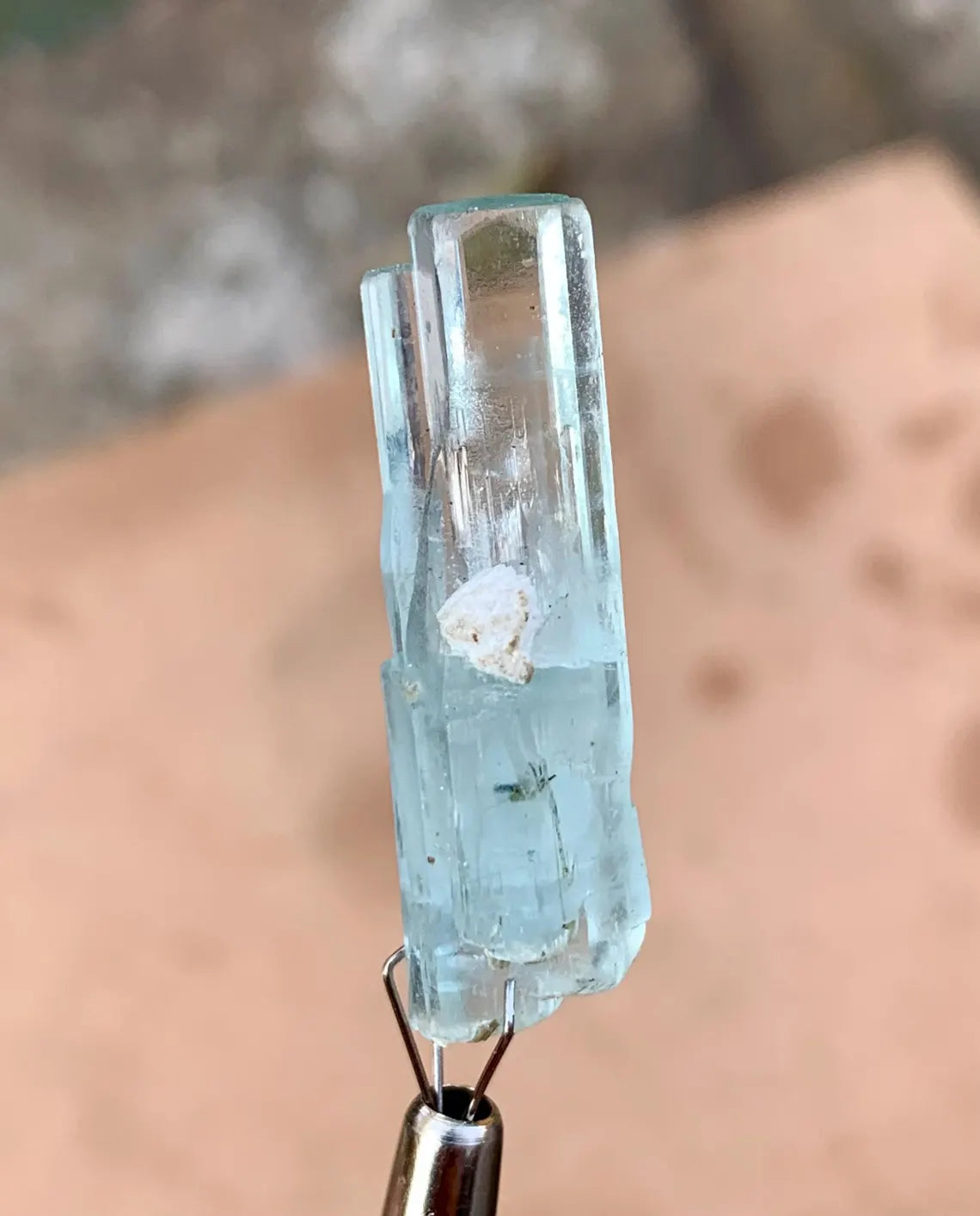 Sky Blue Aquamarine Crystal from Pakistan - 27 carat
