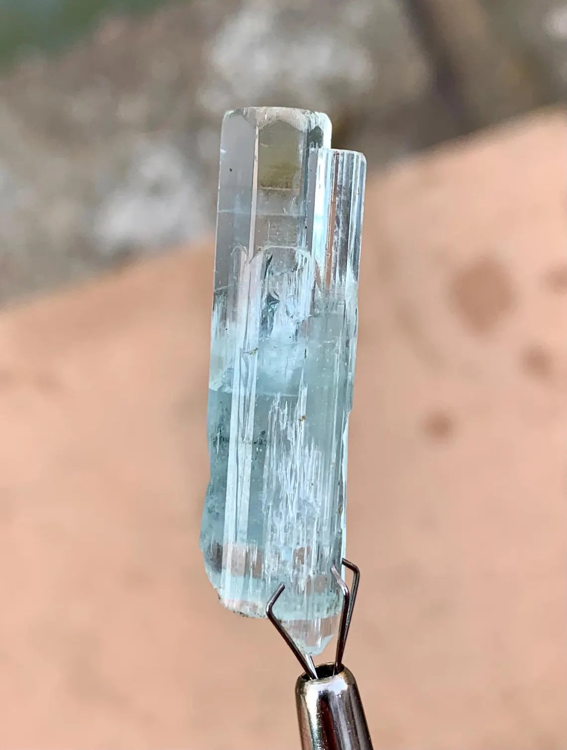 Sky Blue Aquamarine Crystal from Pakistan - 27 carat