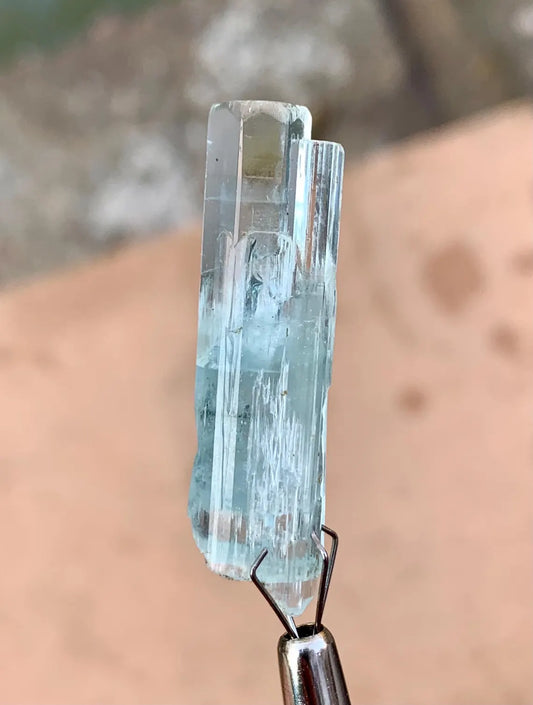 Sky Blue Aquamarine Crystal from Pakistan - 27 carat