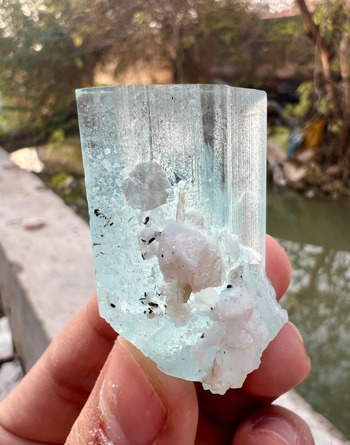 Aquamarine Crystal from from Shigar valley Pakistan - 32 gram
