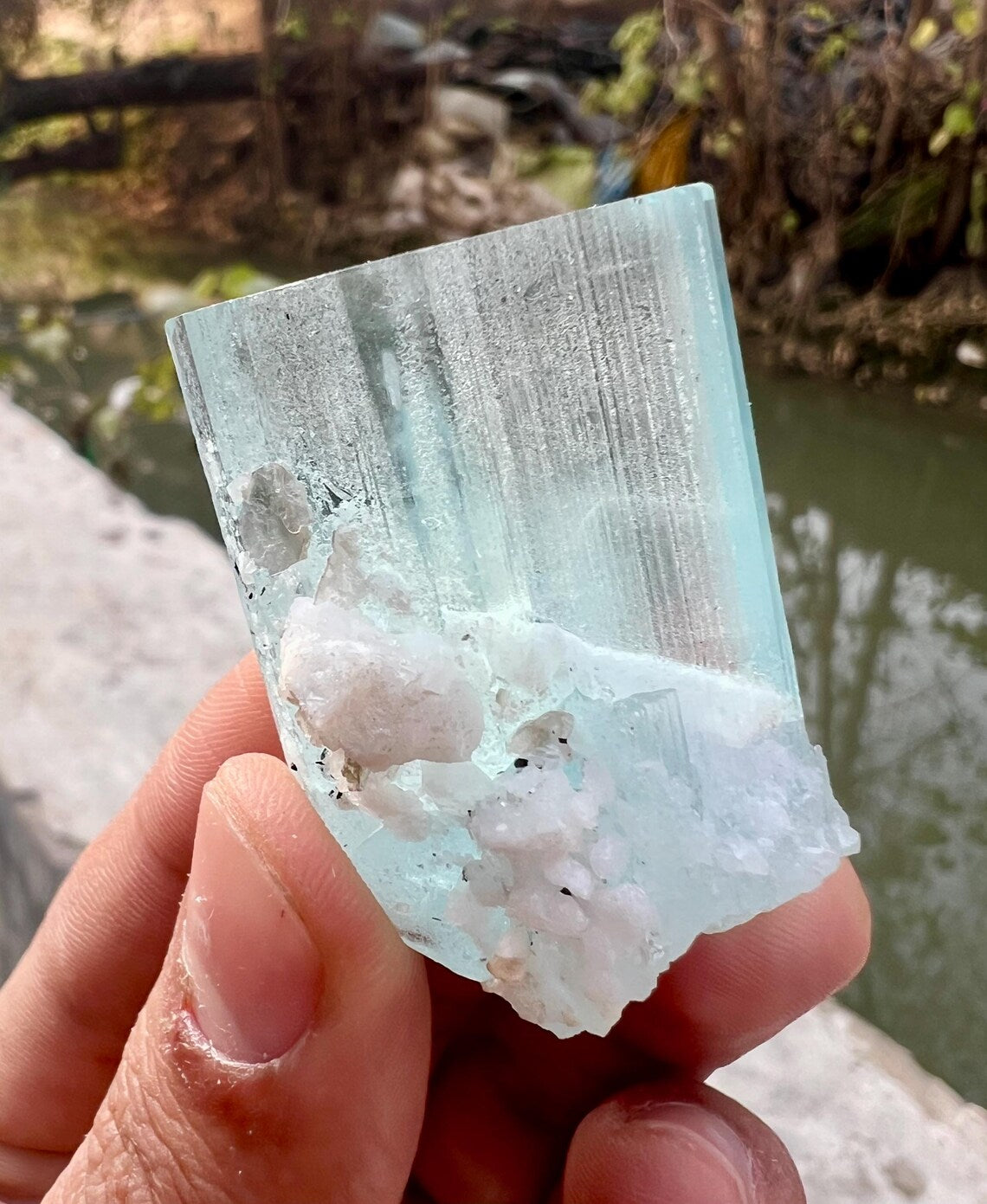 Aquamarine Crystal from from Shigar valley Pakistan - 32 gram