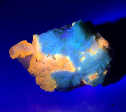 Fluorescent Rare Blue Afghanite Specimen from Afghanistan - 92 gram