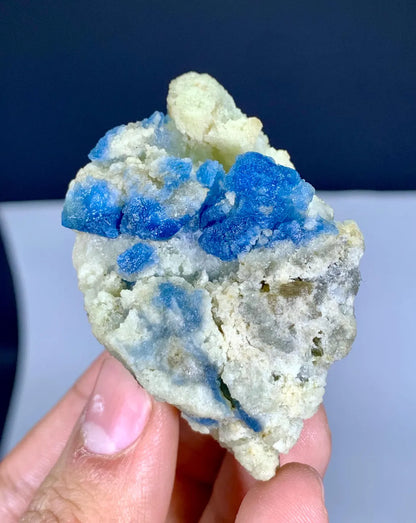 Blue Afghanite Specimen from Afghanistan - 106 gram