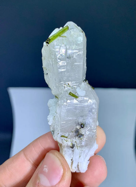 Tourmaline Crystals on Quartz from Afghanistan - 30 gram