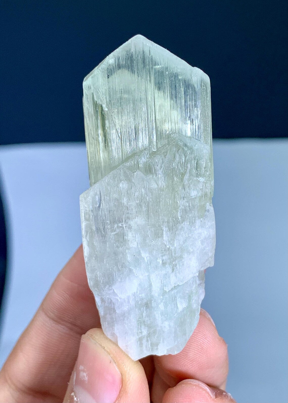 Natural Color Kunzite Crystal from Afghanistan - 62 gram