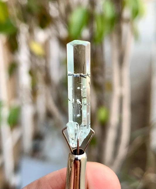Aquamarine with Schorl inclusions from Pakistan - 06 carats
