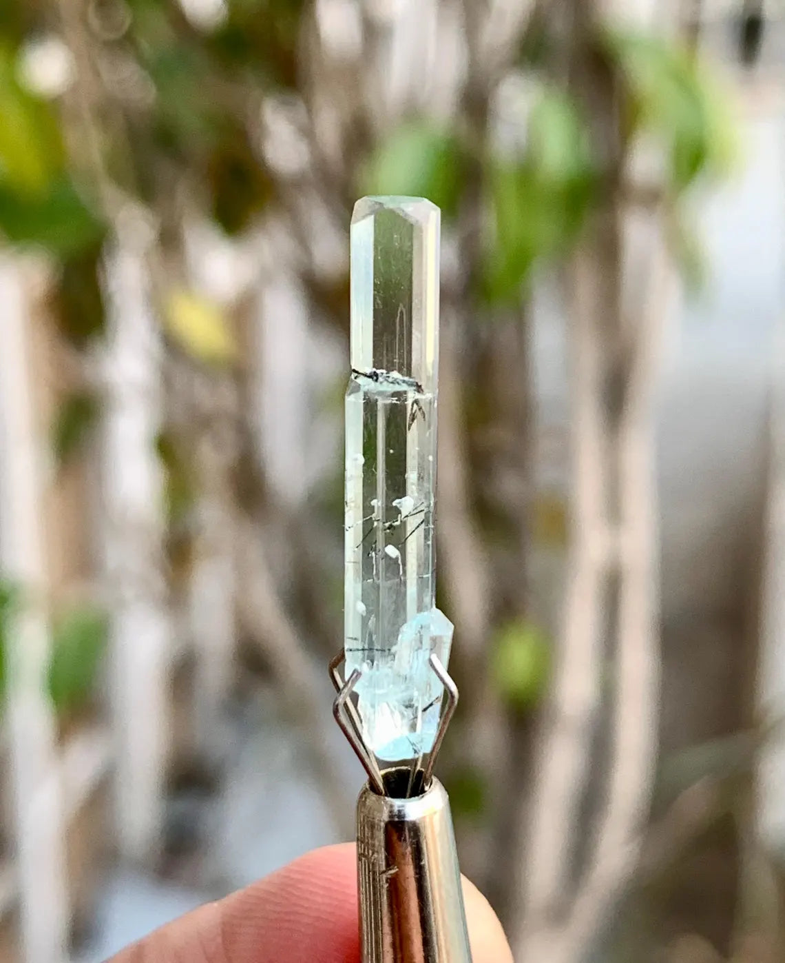 Aquamarine with Schorl inclusions from Pakistan - 06 carats