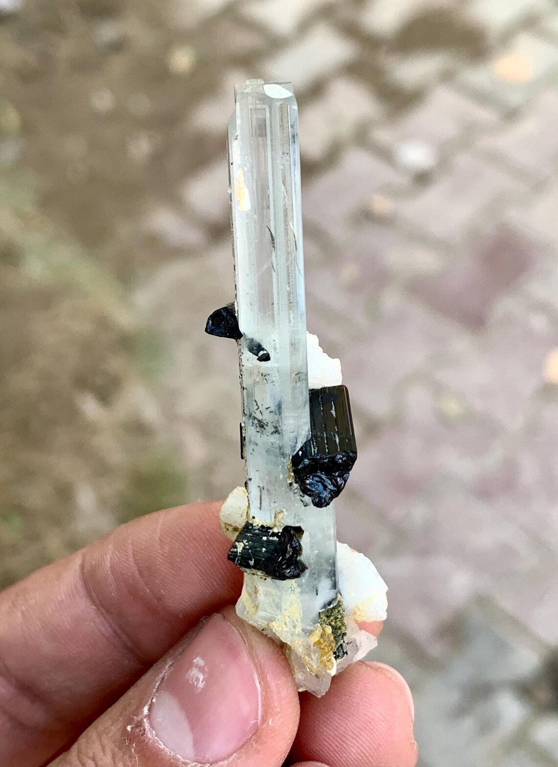 Aquamarine Combine Schorl Tourmaline from Pakistan - 11.6 gram