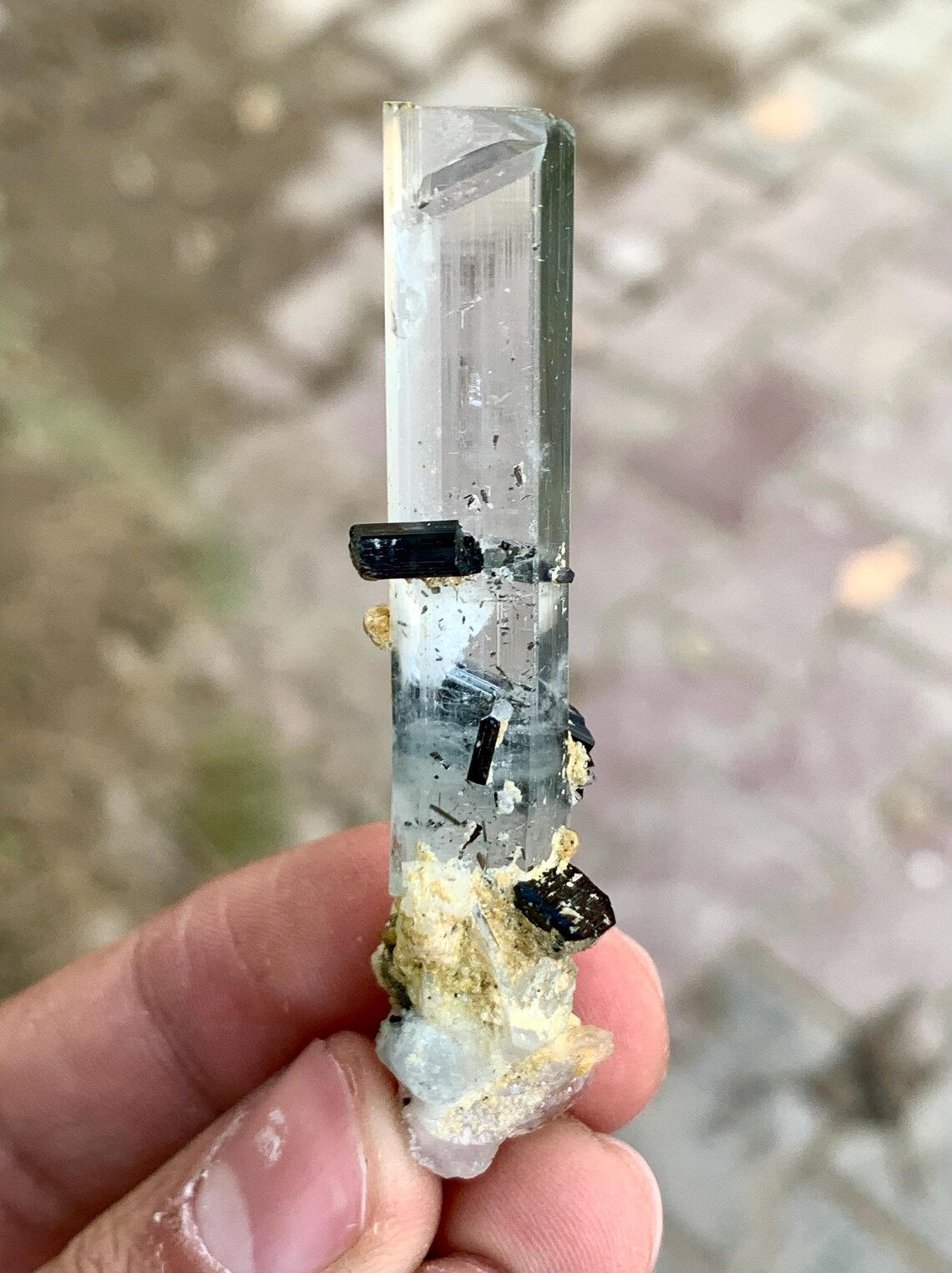 Aquamarine Combine Schorl Tourmaline from Pakistan - 11.6 gram