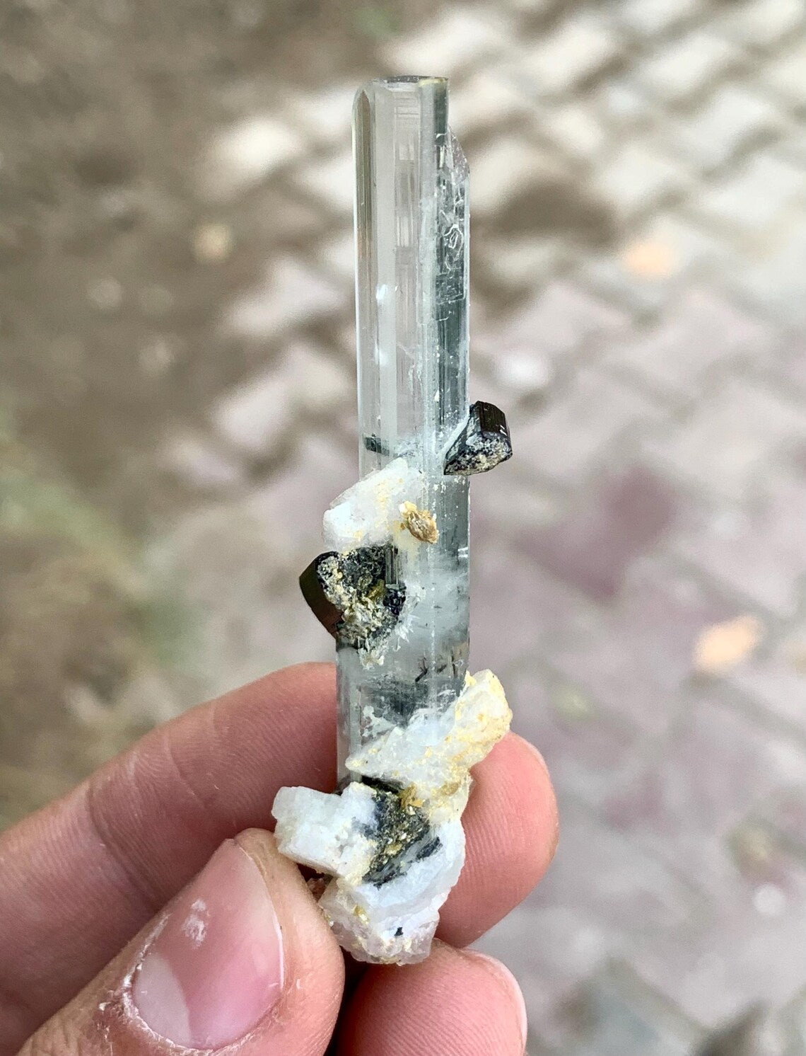 Aquamarine Combine Schorl Tourmaline from Pakistan - 11.6 gram