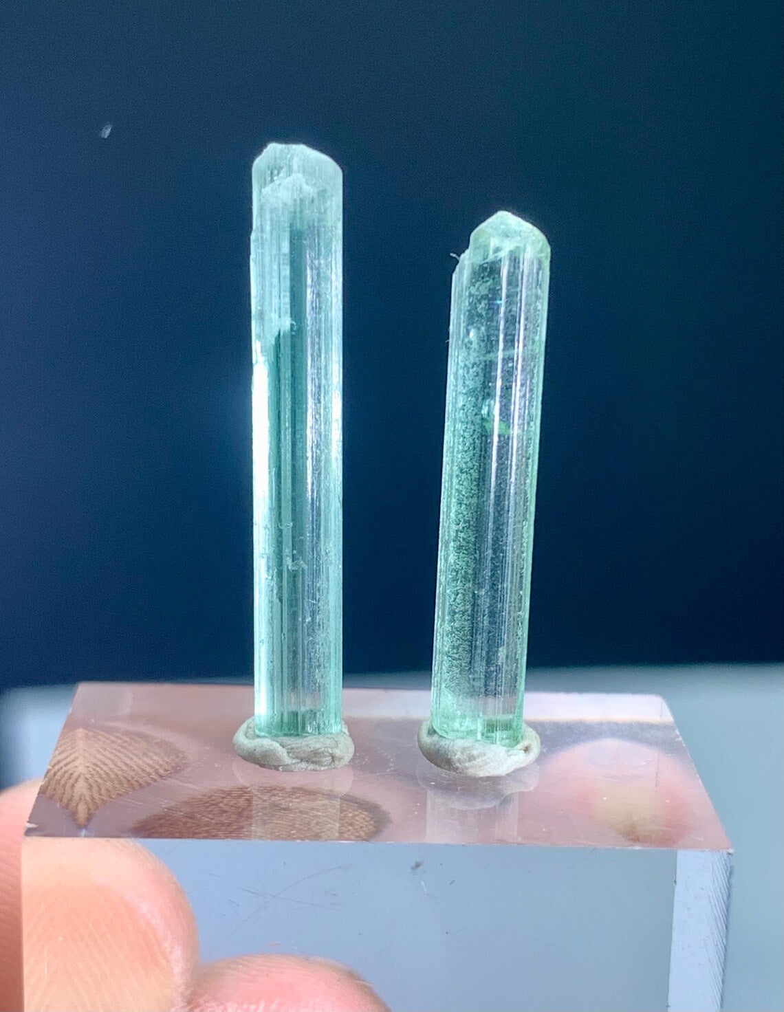 Green Tourmaline Crystals from Afghanistan - 8.50 Carats