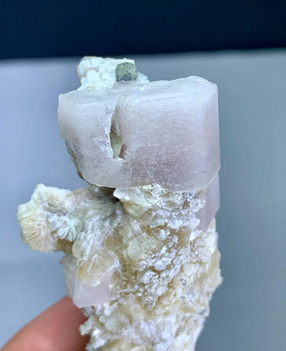 Fluorescent Apatite Combine Microlite and Mica from Pakistan - 69 gram