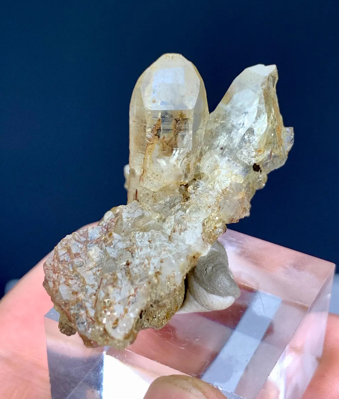 Rare Sagenite Rutile on Quartz from Pakistan - 17 gram