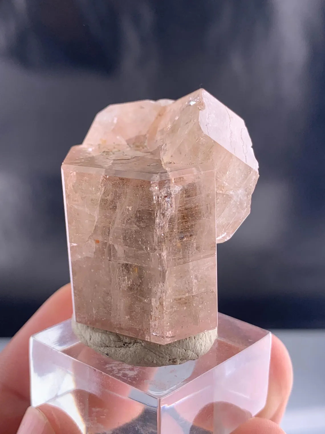 Fluorescent Apatite Crystal from Pakistan - 46 grams