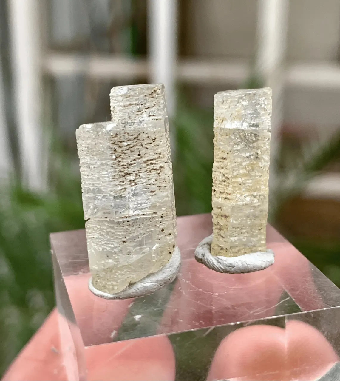 Aquamarine Crystals Pair from Afghanistan - 22.00 Carats