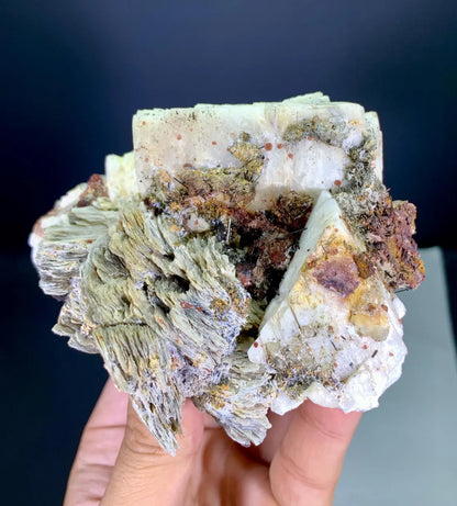 Red Garnet Combine Schorl, Star Mica and Feldspar from Pakistan - 580 gram