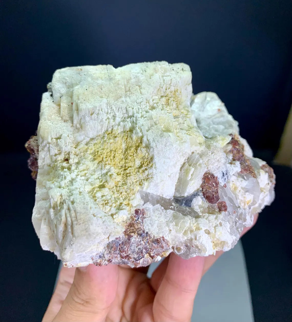 Red Garnet Combine Schorl, Star Mica and Feldspar from Pakistan - 580 gram