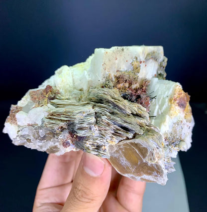 Red Garnet Combine Schorl, Star Mica and Feldspar from Pakistan - 580 gram