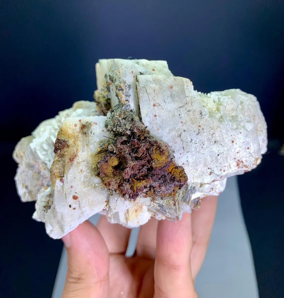 Red Garnet Combine Schorl, Star Mica and Feldspar from Pakistan - 580 gram