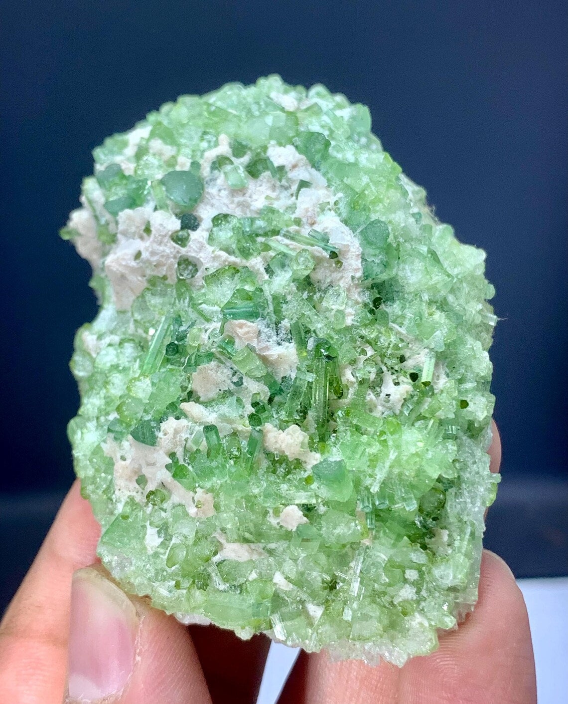 Tourmaline Crystals Cluster from Afghanistan - 114 gram