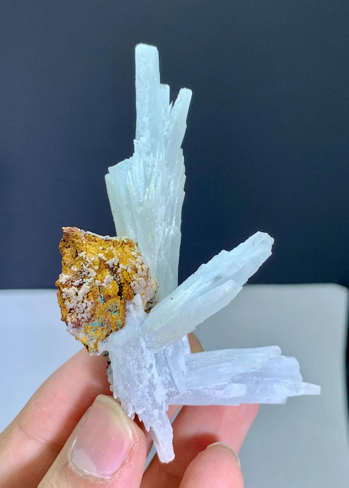 Aragonite Cluster on Matrix from Pakistan - 41 grams