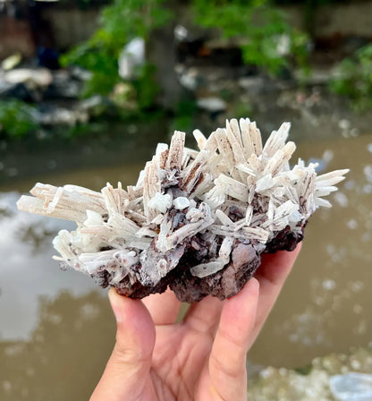 Aragonite Cluster on Matrix from Pakistan - 390 grams