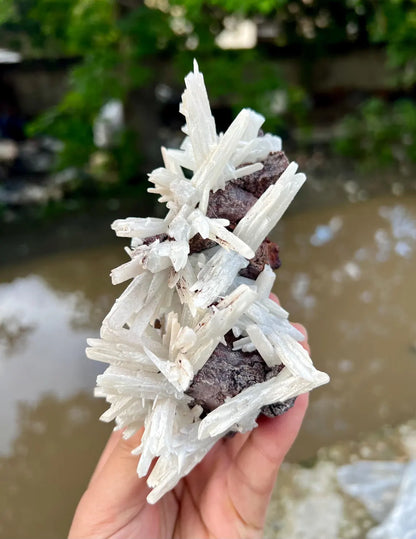 Aragonite Cluster on Matrix from Pakistan - 390 grams