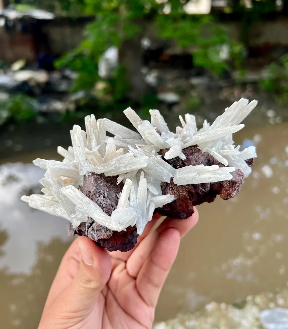 Aragonite Cluster on Matrix from Pakistan - 390 grams