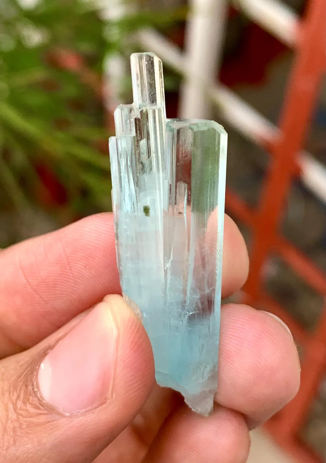 Aquamarine Cluster from Shigar valley Pakistan - 8.7 grams