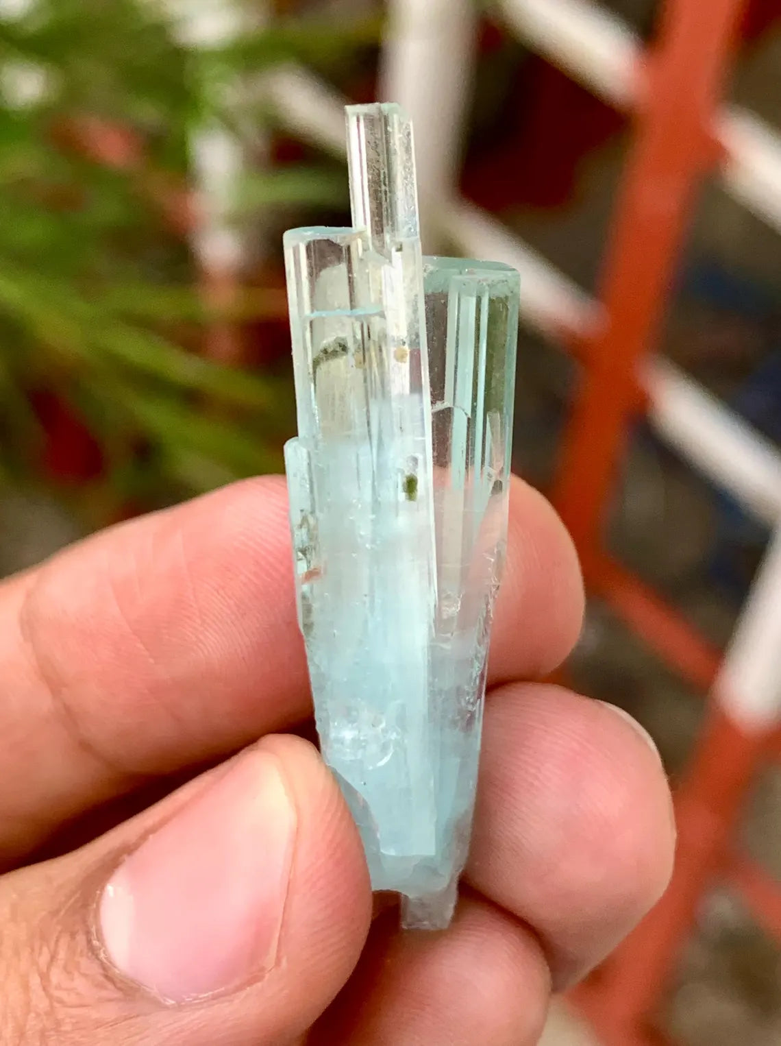 Aquamarine Cluster from Shigar valley Pakistan - 8.7 grams