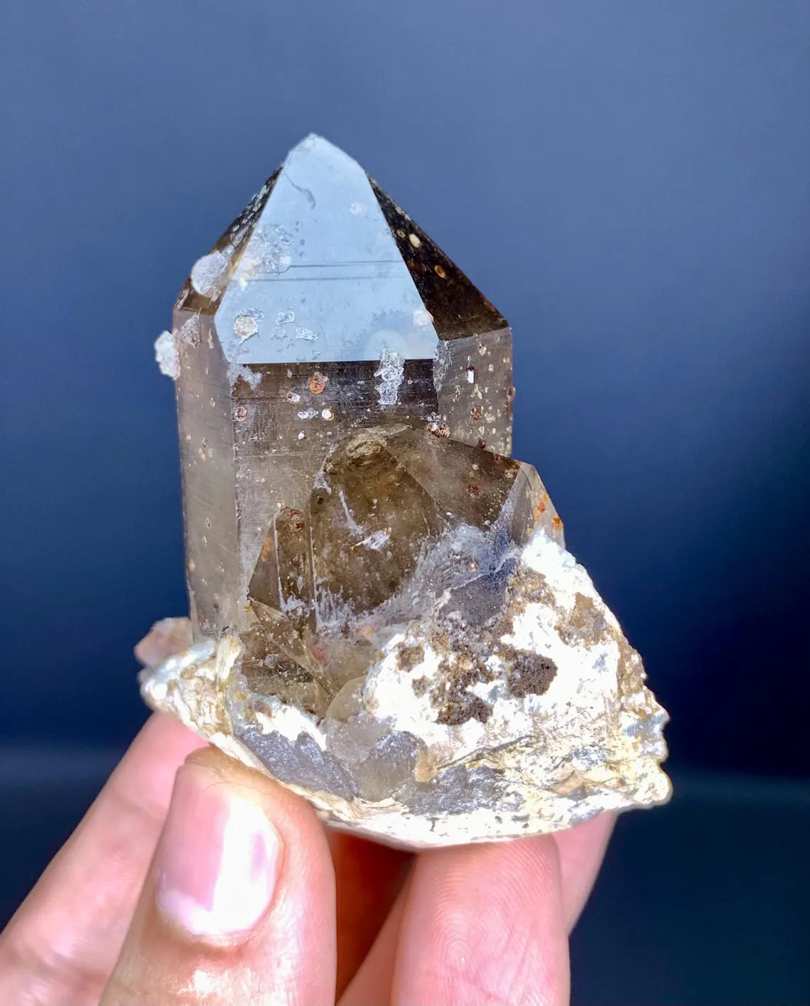 Garnet on Quartz from Pakistan - 109 gram