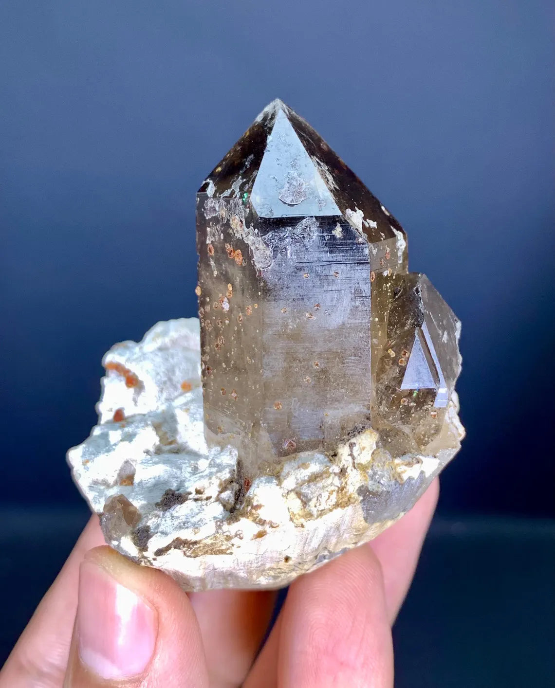 Garnet on Quartz from Pakistan - 109 gram