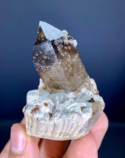 Garnet on Quartz from Pakistan - 109 gram