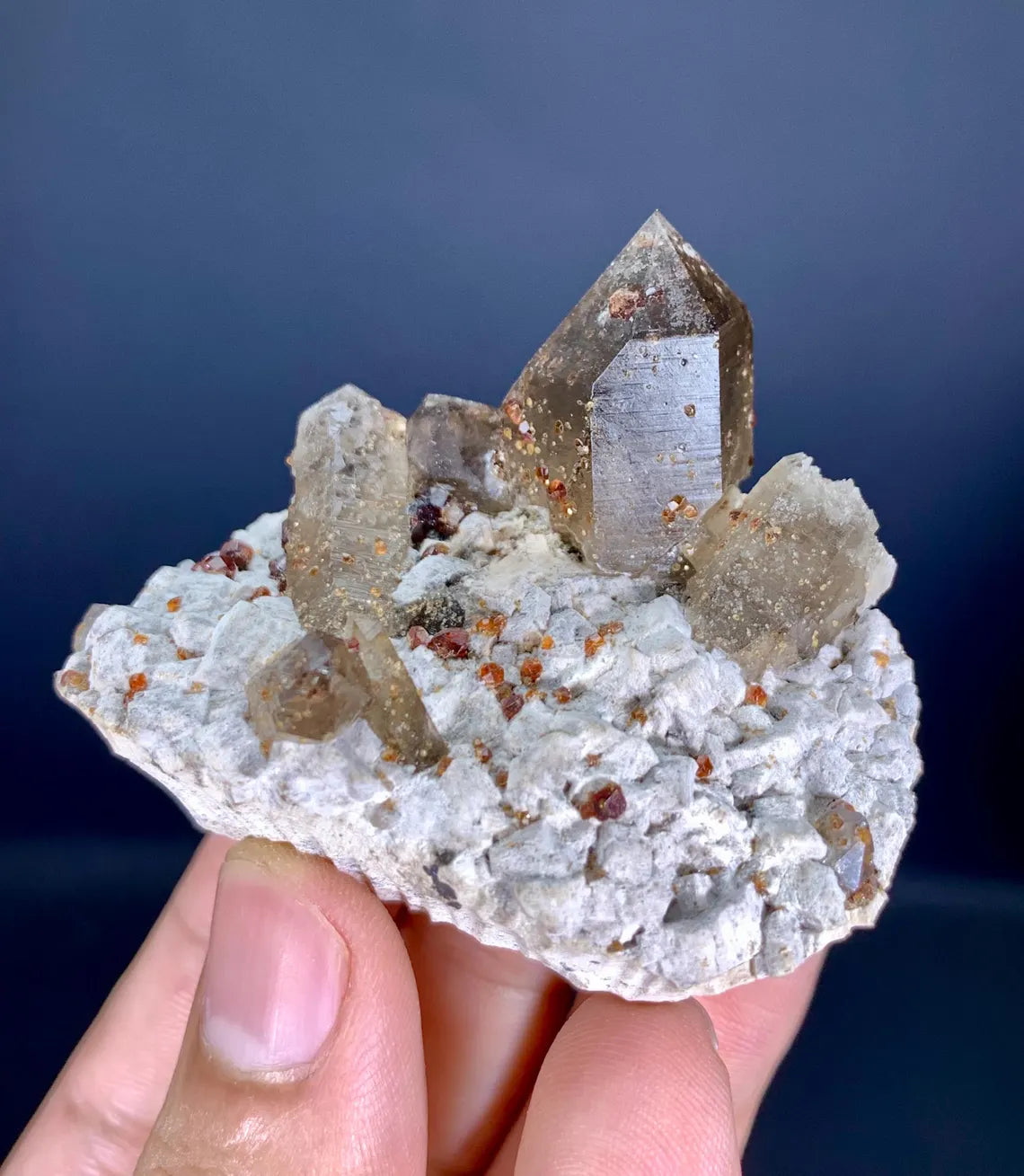 Garnet on Quartz from Pakistan - 72 gram