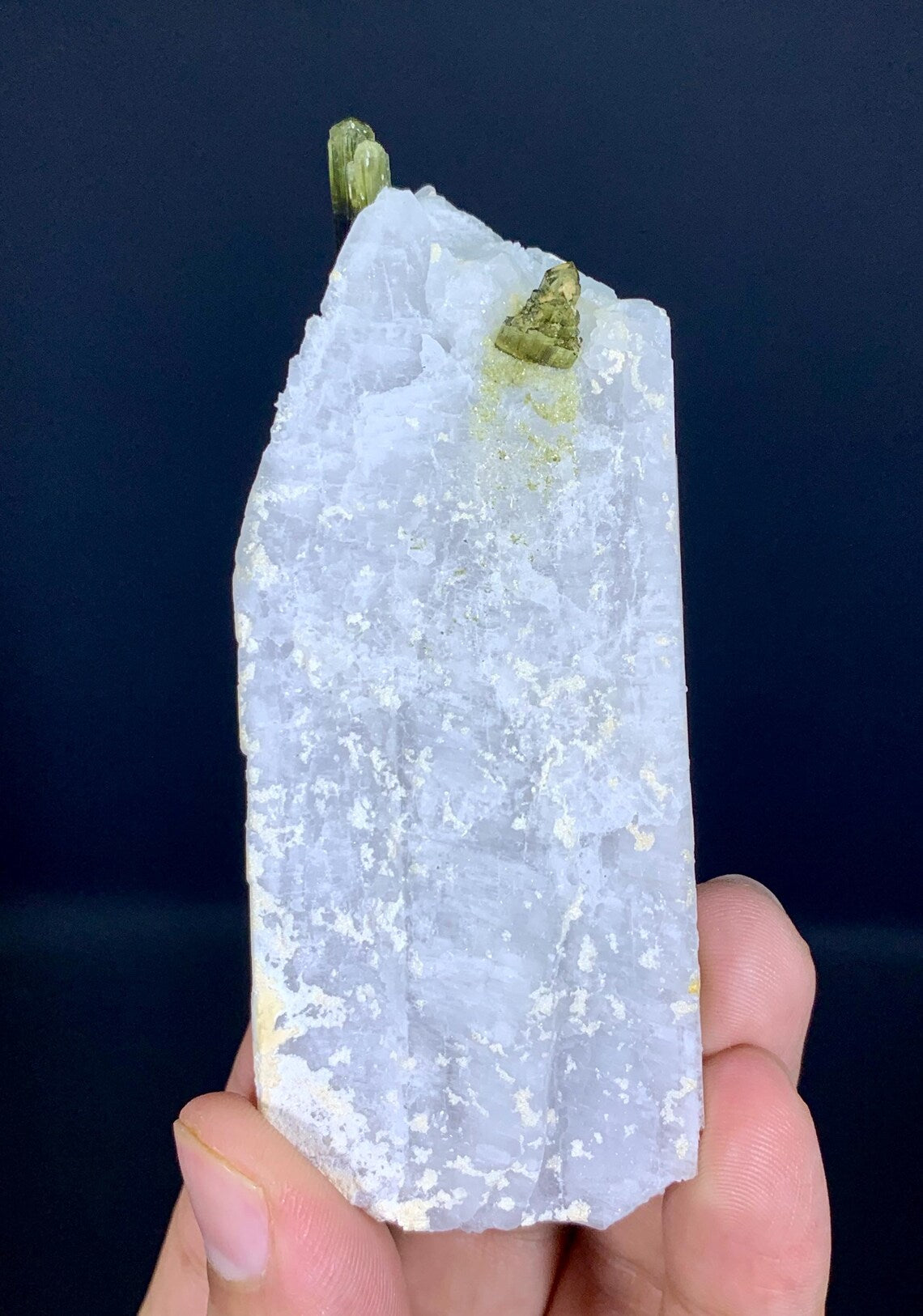 Tourmaline on Feldspar from Pakistan - 89 gram