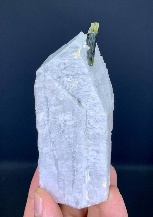 Tourmaline on Feldspar from Pakistan - 89 gram