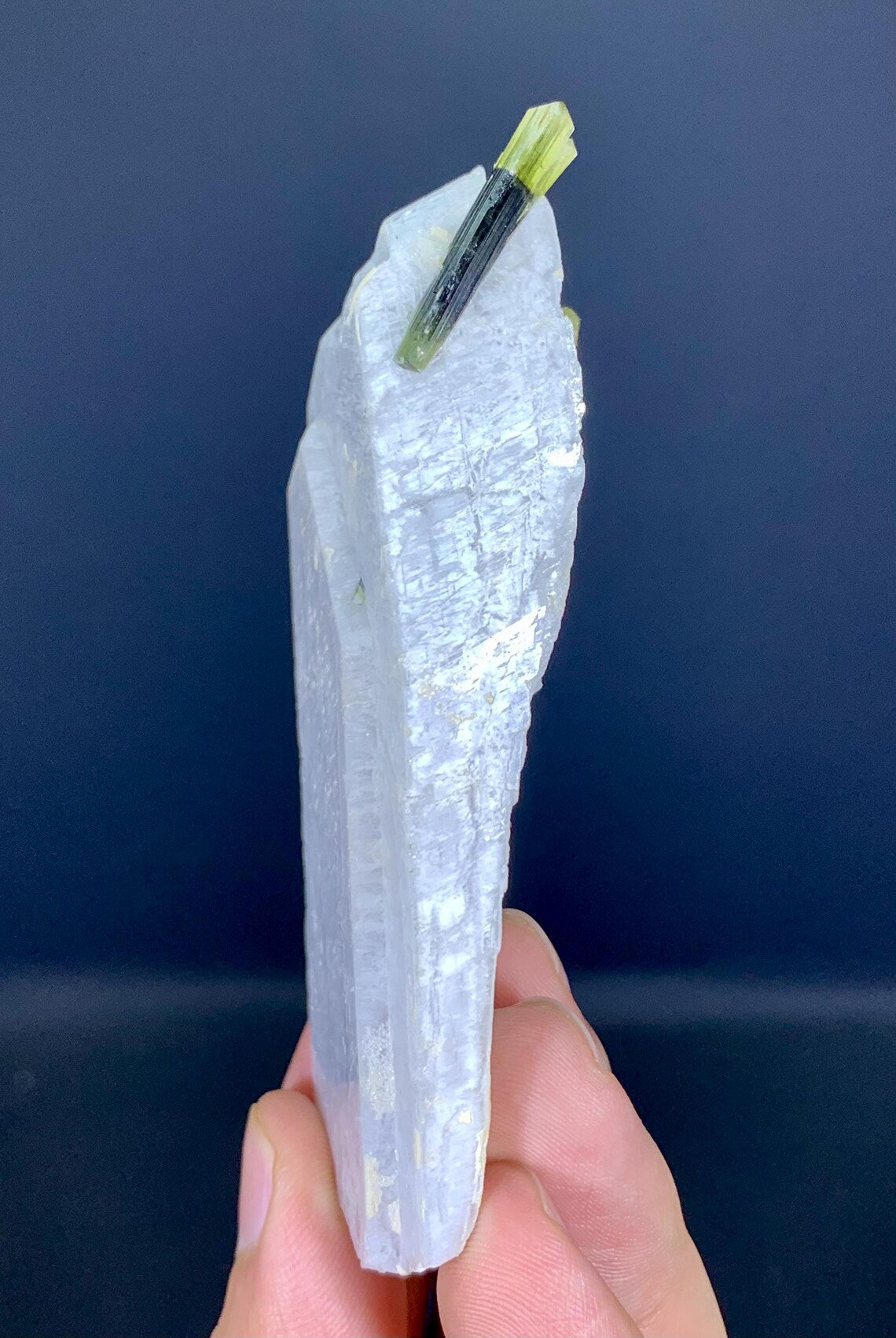 Tourmaline on Feldspar from Pakistan - 89 gram