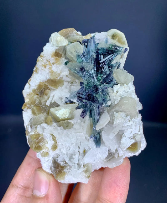 Tourmaline Cluster with Mica on Matrix from Afghanistan - 262 gram