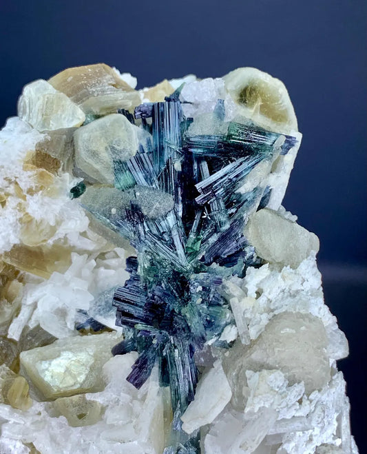 Tourmaline Cluster with Mica on Matrix from Afghanistan - 262 gram