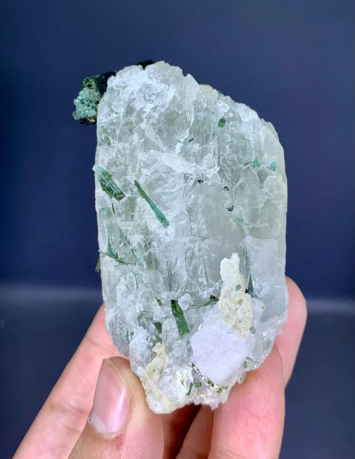 Tourmaline Crystals on Quartz from Afghanistan - 184 gram