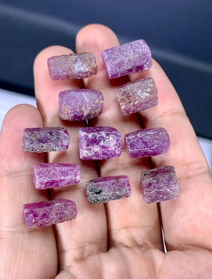 Natural Pink Color Ruby Crystals Lot from Madagascar, Africa - 30 grams