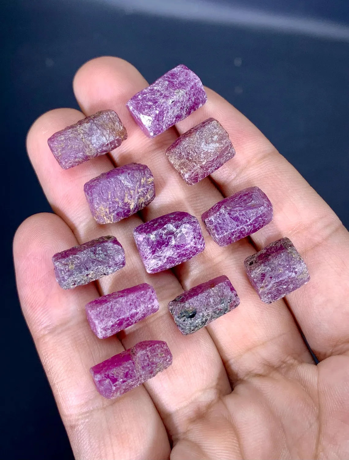 Natural Pink Color Ruby Crystals Lot from Madagascar, Africa - 30 grams