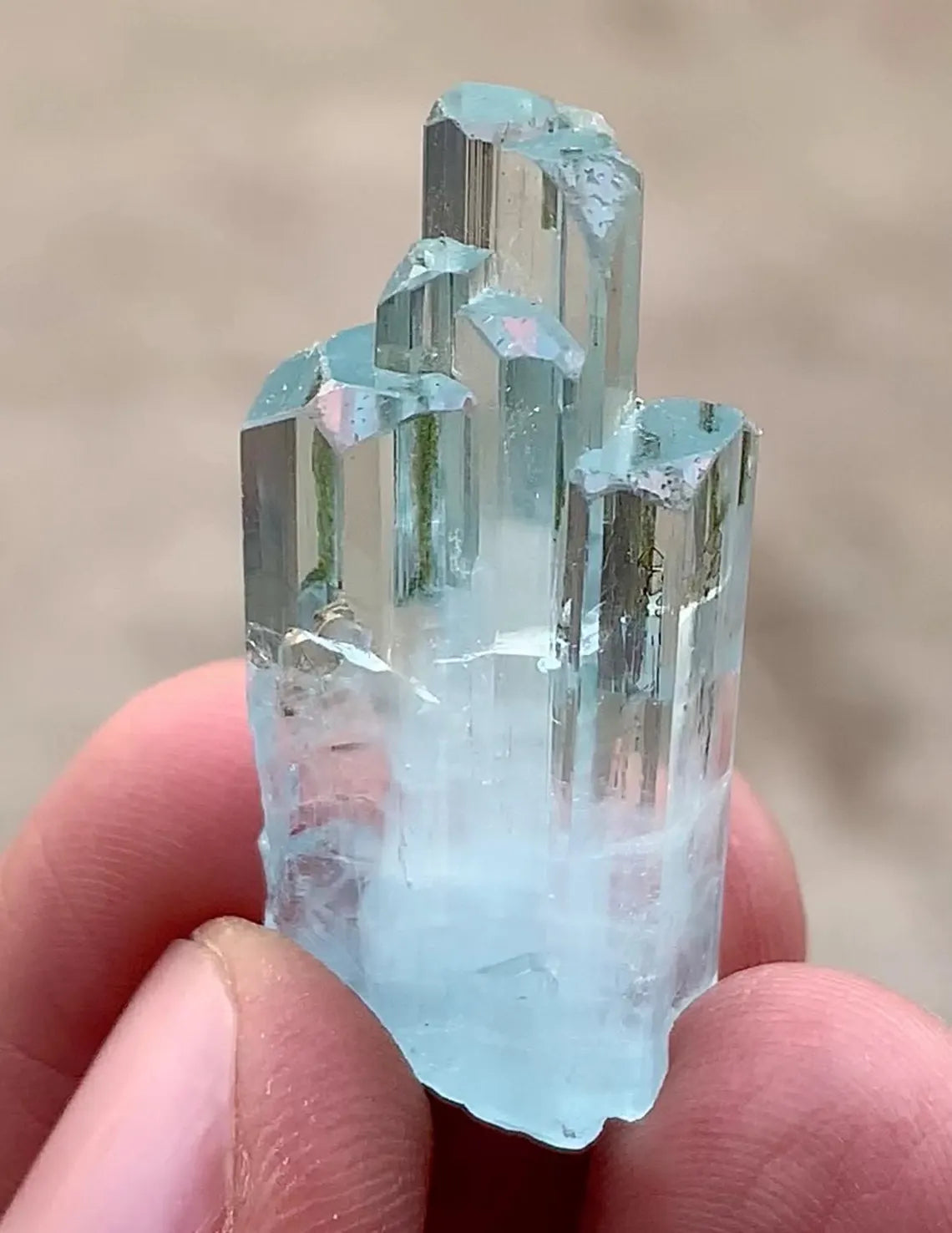 Aquamarine Cluster from Shigar valley Pakistan - 06 grams