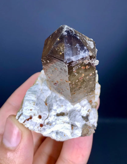 Garnet on Quartz from Pakistan - 109 gram