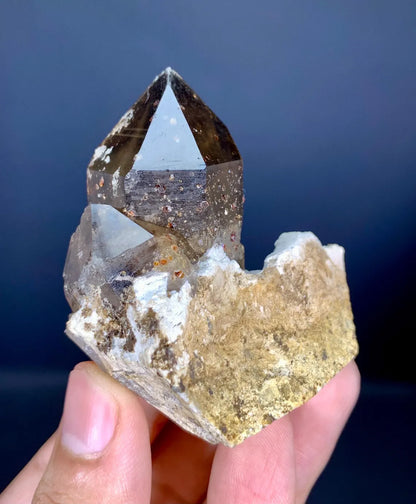 Garnet on Quartz from Pakistan - 109 gram