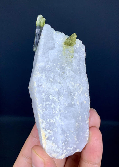 Tourmaline on Feldspar from Pakistan - 89 gram