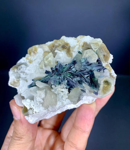 Tourmaline Cluster with Mica on Matrix from Afghanistan - 262 gram
