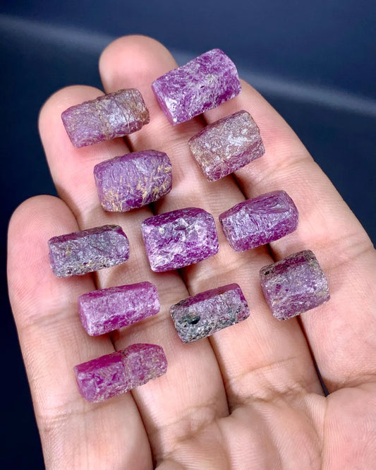 Natural Pink Color Ruby Crystals Lot from Madagascar, Africa - 30 grams